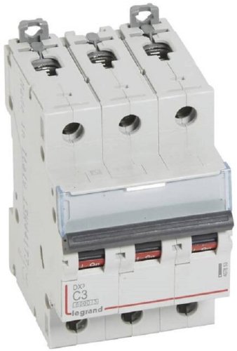 Выключатель автоматический Legrand DX3-E 6000 3п 3А C 6кА картинка
